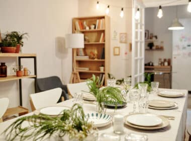 Salle à manger parfaitement aménagée