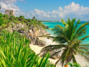 Plage au Mexique