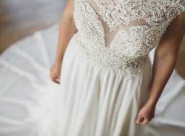 Robe blanche de mariée