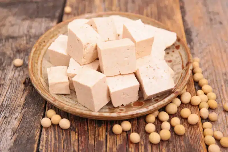 Tofu en cube