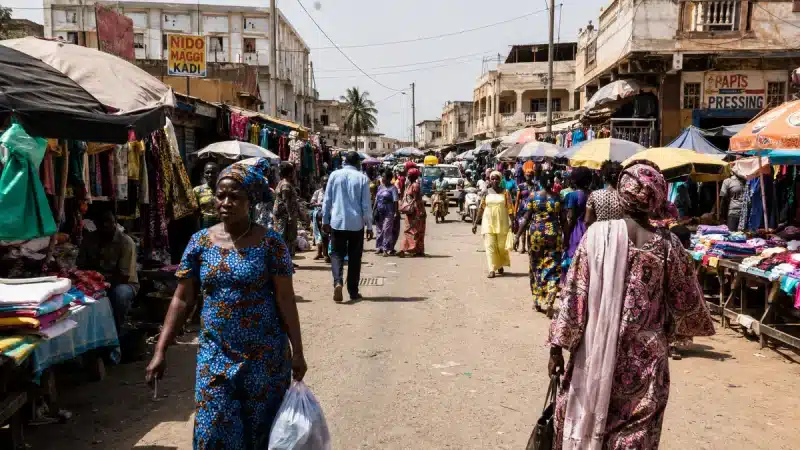 Marché au Sénégal